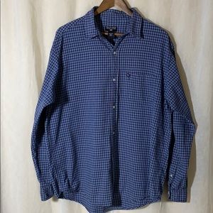Ralph Lauren men’s button up dark blue size L